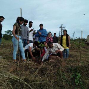 Tree Plantation program @ Bannerghatta National park in association with BMS college of law