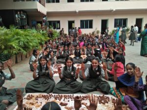 Seed ball program @ Kamala Nehru girls high school